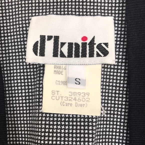 Vintage d’knits,‎ Double Breasted Long Sleeve Cropped Blazer Jacket - Picture 10 of 13